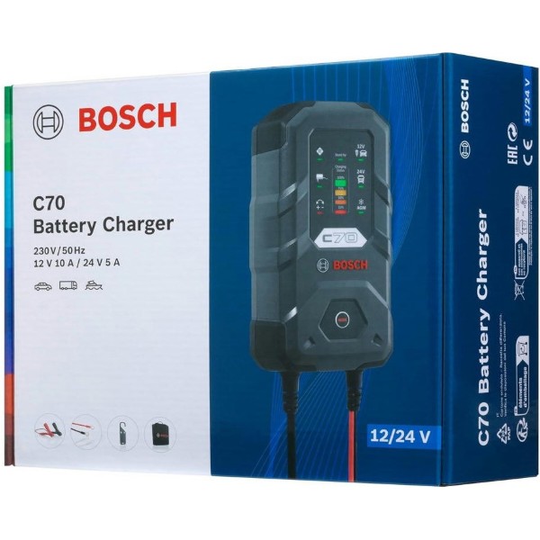 Фото - Пускозарядное устройство Bosch C70 12/24В (0189911070)