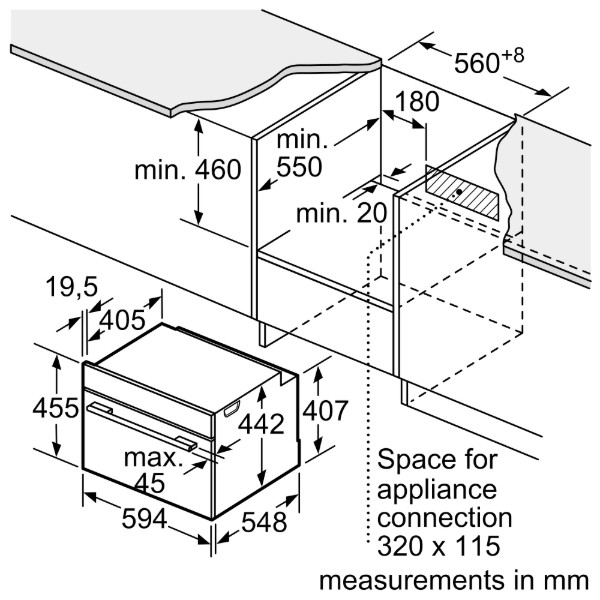 Фото - Духовой шкаф-СВЧ Bosch CMG7241B1
