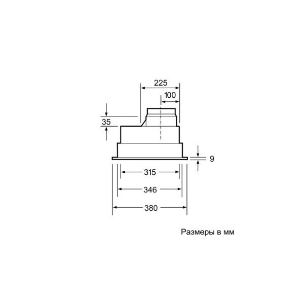 Фото - Уцінка - Витяжка вбудована Bosch DHL555BL #