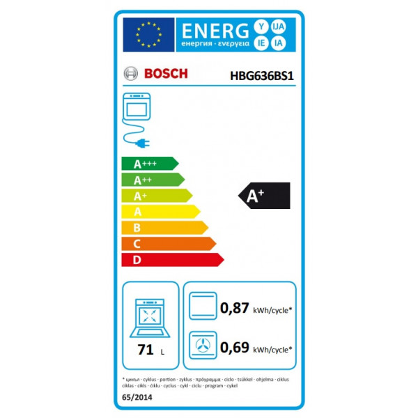 Фото - Духова шафа Bosch HBG636BS1