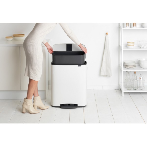 Фото - Бак для сміття з педаллю Brabantia Bo 60 л 211300