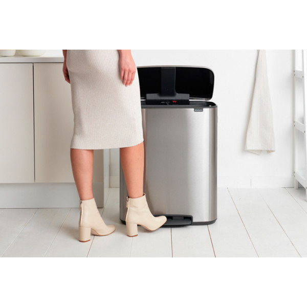 Фото - Бак для сміття з педаллю Brabantia Bo PedalL Bin 2х30 л 211461