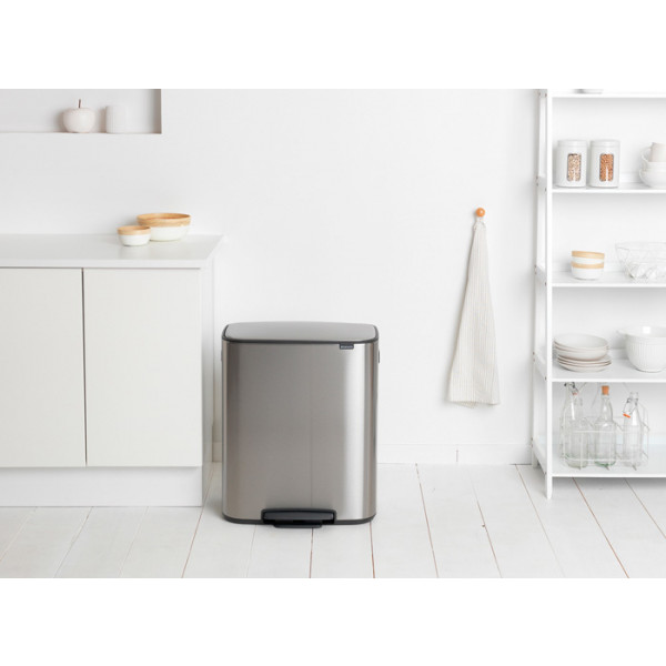 Фото - Бак для сміття з педаллю Brabantia Bo PedalL Bin 2х30 л 211461