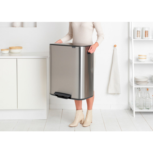 Фото - Бак для сміття з педаллю Brabantia Bo PedalL Bin 2х30 л 211461