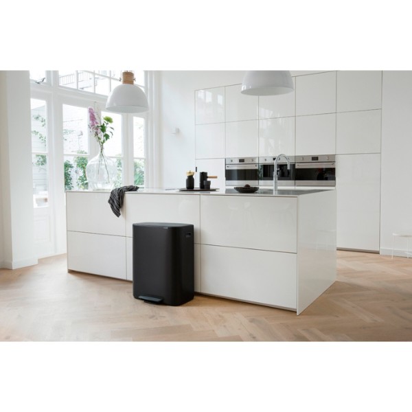 Фото - Бак для сміття з педаллю Brabantia Bo PedalL Bin 2х30 л 211508
