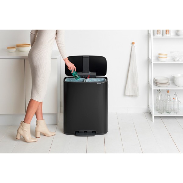 Фото - Бак для сміття з педаллю Brabantia Bo PedalL Bin 2х30 л 211508