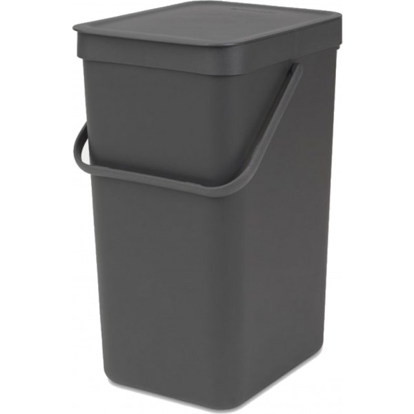 Фото - Бак для сміття Brabantia Sort&Go 16 л Сірий (109966)