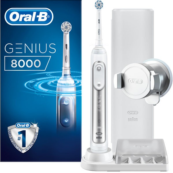 Фото - Зубна щітка електрична Oral-B Braun Genius 8000 Silver