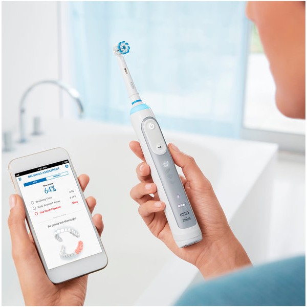 Фото - Зубна щітка електрична Oral-B Braun Genius 8000 Silver