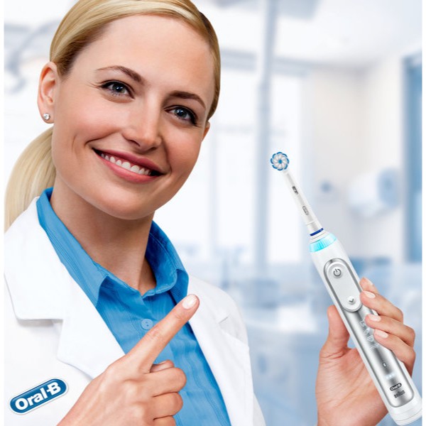 Фото - Зубна щітка електрична Oral-B Braun Genius 8000 Silver
