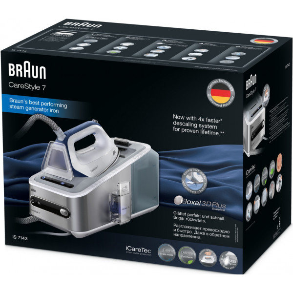 Фото - Утюг с парогенератором Braun IS 7143 Easy Lock Removable