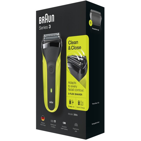 Фото - Бритва Braun Series 3 300s Black/Green