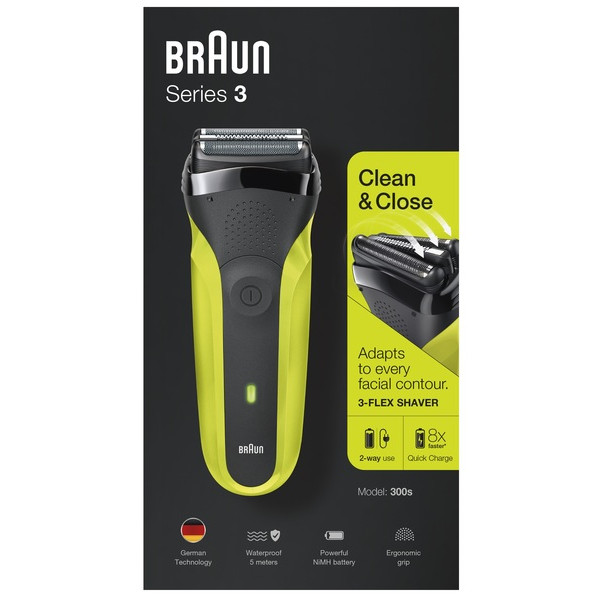 Фото - Бритва Braun Series 3 300s Black/Green