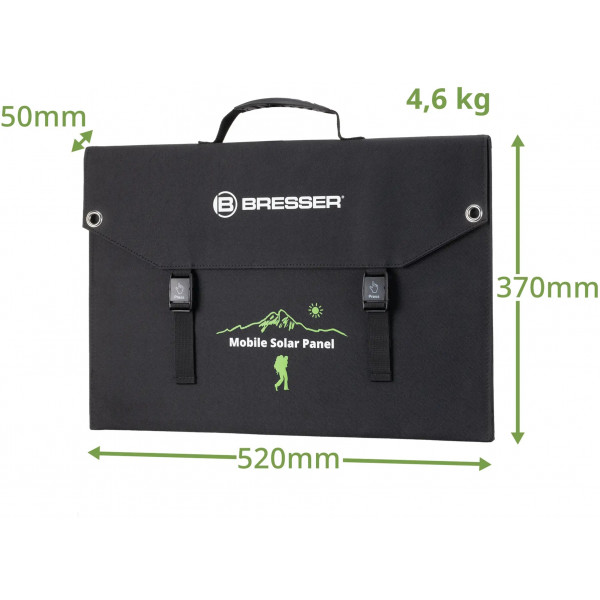 Фото - Портативная солнечная панель Bresser Mobile Solar Charger 120 Watt USB DC (3810070)