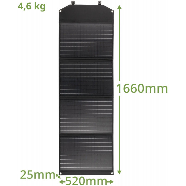 Фото - Портативная солнечная панель Bresser Mobile Solar Charger 120 Watt USB DC (3810070)