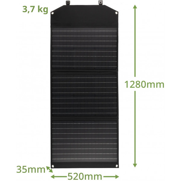 Фото - Портативна сонячна панель Bresser Mobile Solar Charger 90 Watt USB DC (3810060)