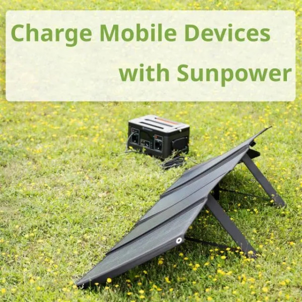 Фото - Портативна сонячна панель Bresser Mobile Solar Charger 90 Watt USB DC (3810060)