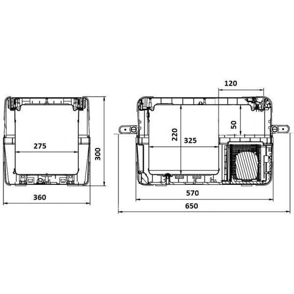 Фото - Холодильник автомобильный Brevia 25 л (22400)