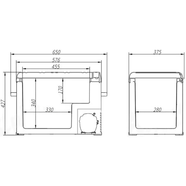 Фото - Холодильник автомобильный Brevia 40 л (22445)