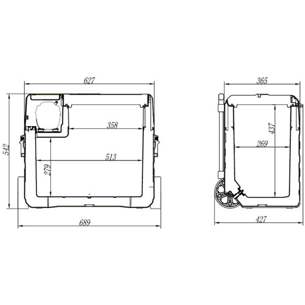 Фото - Холодильник автомобільний Brevia 52 л (22760)