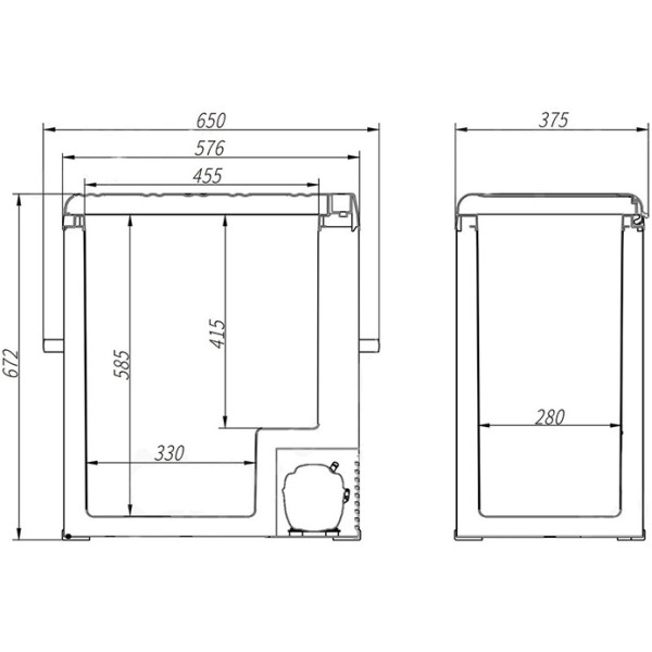 Фото - Холодильник автомобільний Brevia 75 л (22470)