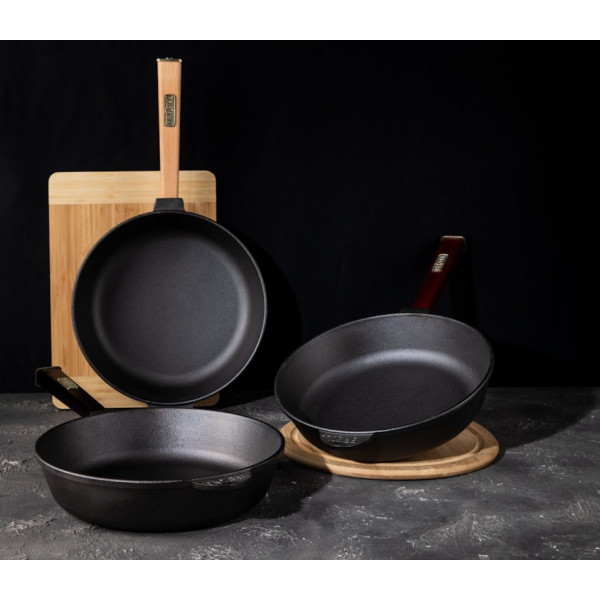 Фото - Сковорода універсальна Brizoll O2660-P Optimа 260 х 60 мм