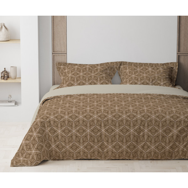 Фото - Комплект постільної білизни ТЕП Bronze Grid (2-00881_32678)