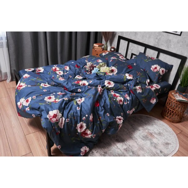 Фото - Комплект постільної білизни Moon&Star Полісатин Premium «Bush Peony» 160х220х2 см нав. 2х40х60 (MS-820003740)