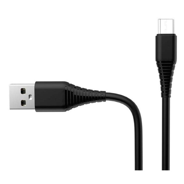 Фото - Кабель Colorway USB-microUSB PVC 2.4А 1 m Black (CW-CBUM025-BK)