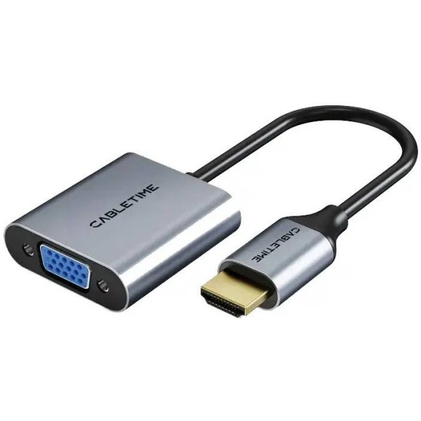 Фото - Перехідник Cabletime HDMI - VGA (F/M) 0.2 м (CP53G)