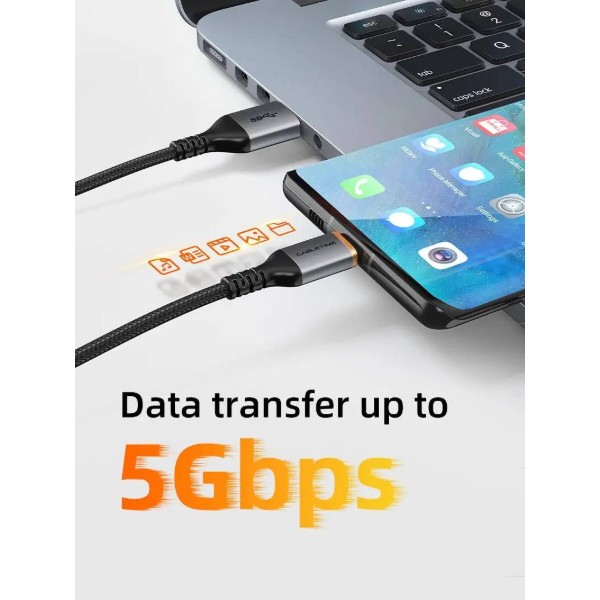 Фото - Кабель Cabletime USB Type-C - USB (M/M) 1m Black (CA40H)