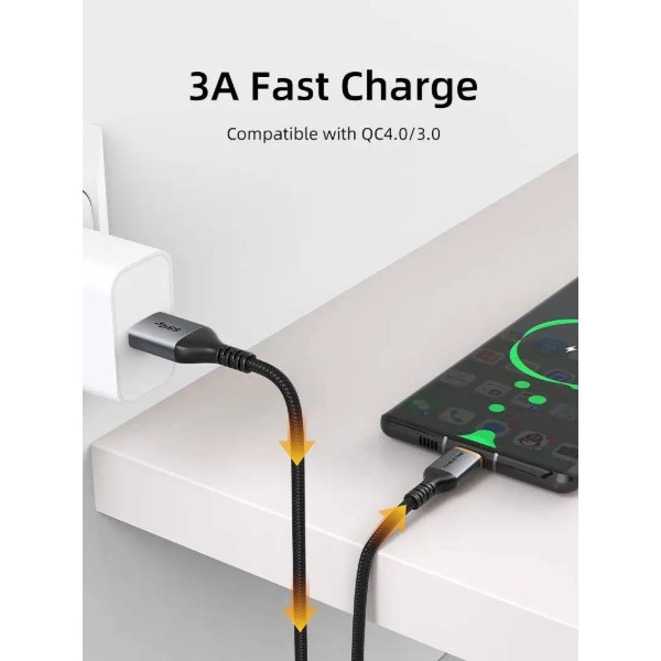 Фото - Кабель Cabletime USB Type-C - USB (M/M) 1m Black (CA40H)