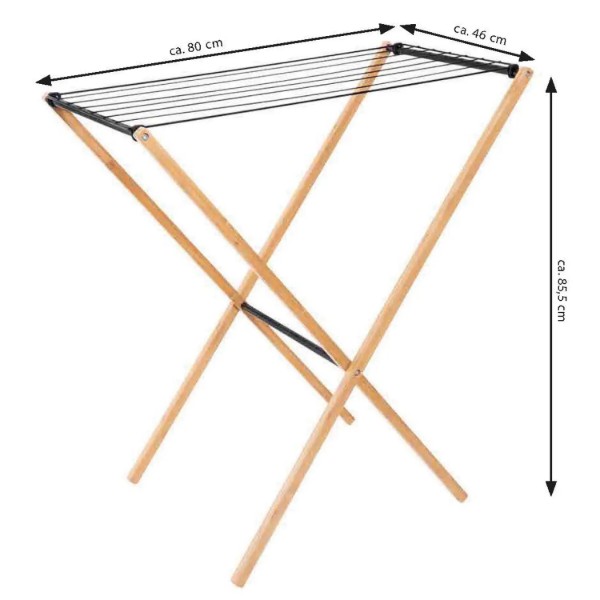 Фото - Сушилка для белья Casa Si Bamboo Dryer S Braun (CS92303W06)