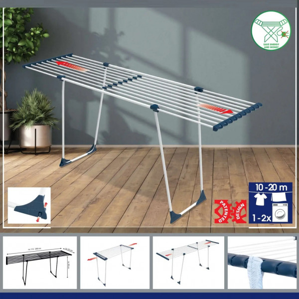 Фото - Сушарка для білизни Casa Si CasaFlex 20 White (CS92179B04)