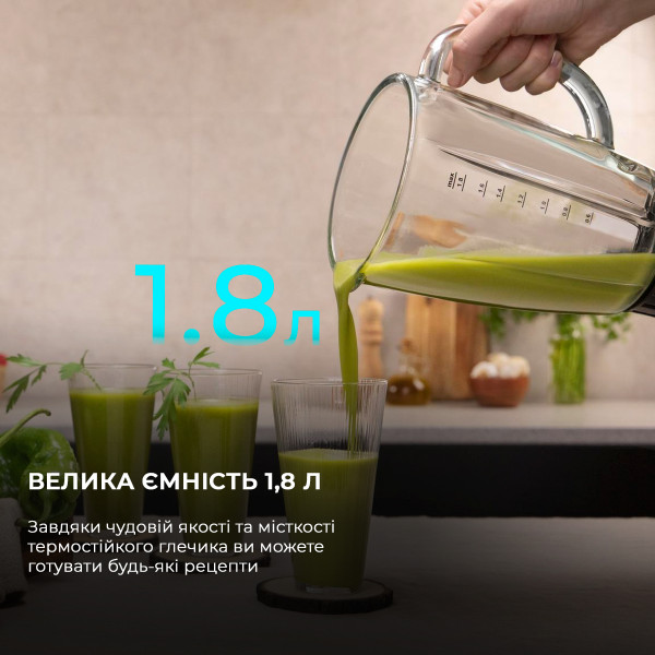 Фото - Блендер стаціонарний Cecotec Power Titanium 1300 PerfectMix Black