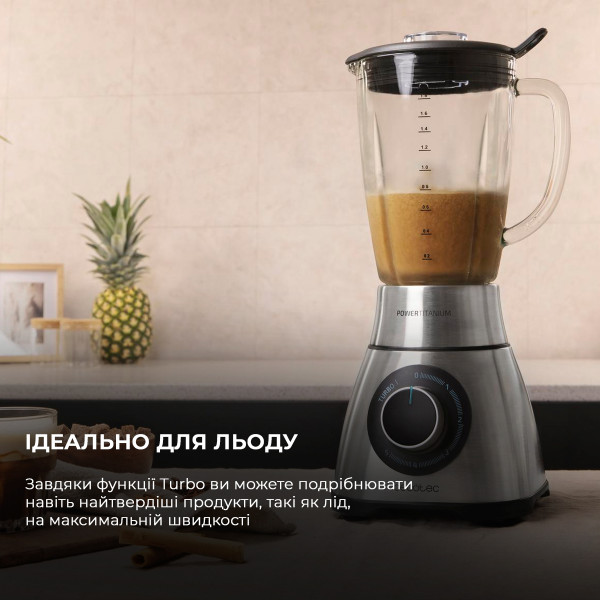 Фото - Блендер стаціонарний Cecotec Power Titanium 1300 PerfectMix Black