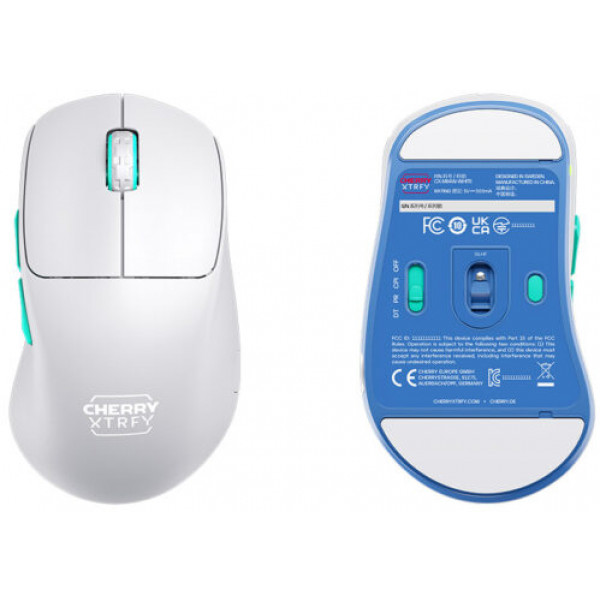 Фото - Миша бездротова ігрова Cherry Xtrfy M64 White (CX-M64W-WHITE)