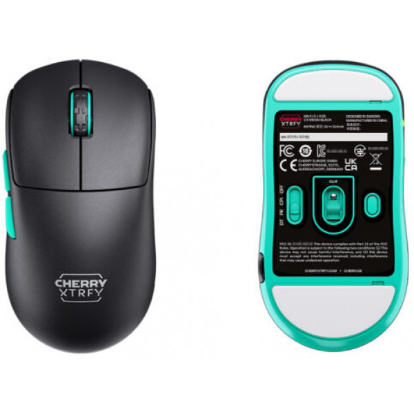 Фото - Миша бездротова ігрова Cherry Xtrfy M68 Black (CX-M68W-BLACK)