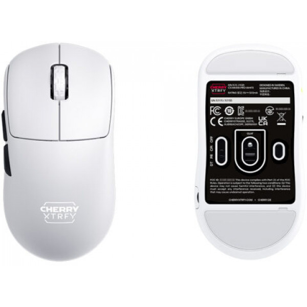 Фото - Миша бездротова ігрова Cherry Xtrfy M68 PRO White (CX-M68W-PRO-WHITE)