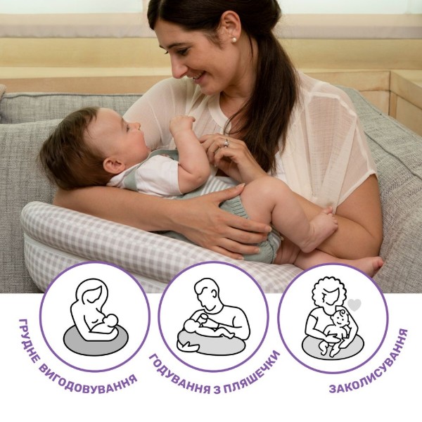 Фото - Подушка для кормления Chicco Boppy Pillow Deluxe цв.48 (79912.48)