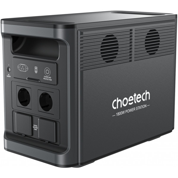 Фото - Зарядная станция универсальная Choetech 1800Вт (BS065-EU-BK)