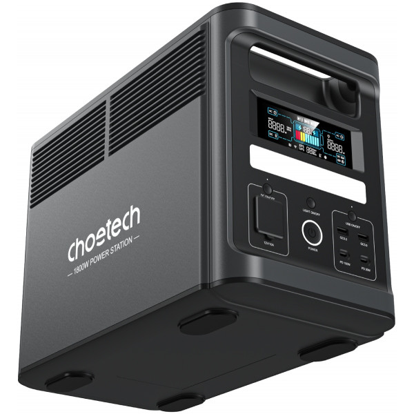 Фото - Зарядная станция универсальная Choetech 1800Вт (BS065-EU-BK)