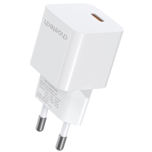Фото - Мережевий зарядний пристрій Choetech 1USBх3A White (PD5010-EU)