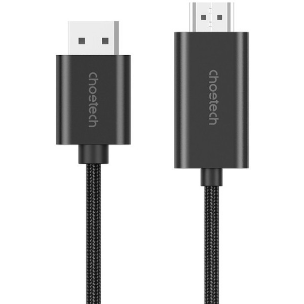 Фото - Кабель Choetech DisplayPort M - HDMI M 2.0 (XDH01-BK)