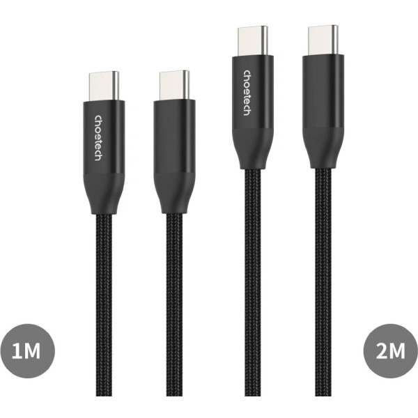 Фото - Кабель Choetech PD3.1 240W 1+2m USB-C (XCC-1060)