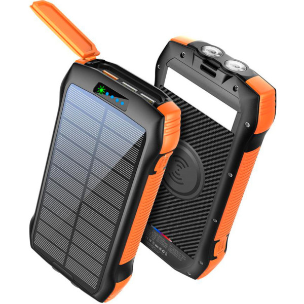 Фото - Батарея мобільна Choetech Wireless 20000mAh 20W Black-Orange (B657-OR)