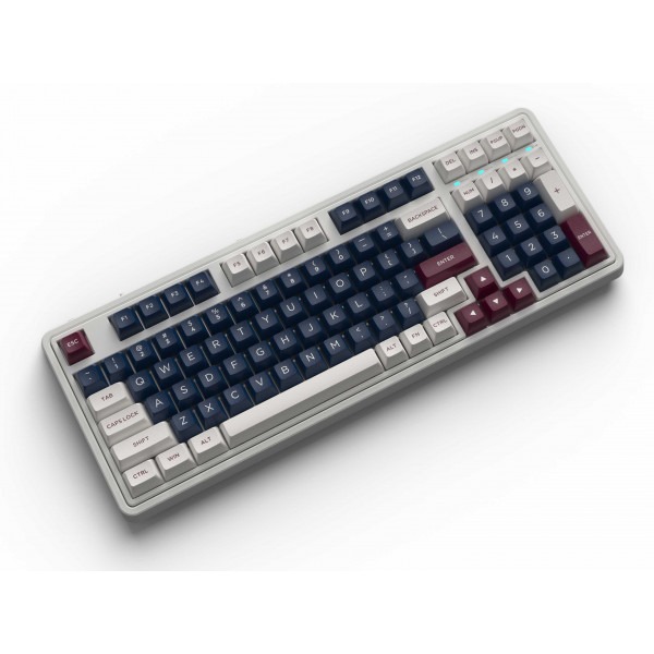 Фото - Клавіатура бездротова ігрова FL ESPORTS CMK98 SAM Metal Heart Kailh MX Cool Mint Three-Mode (CMK98SAM-3767)