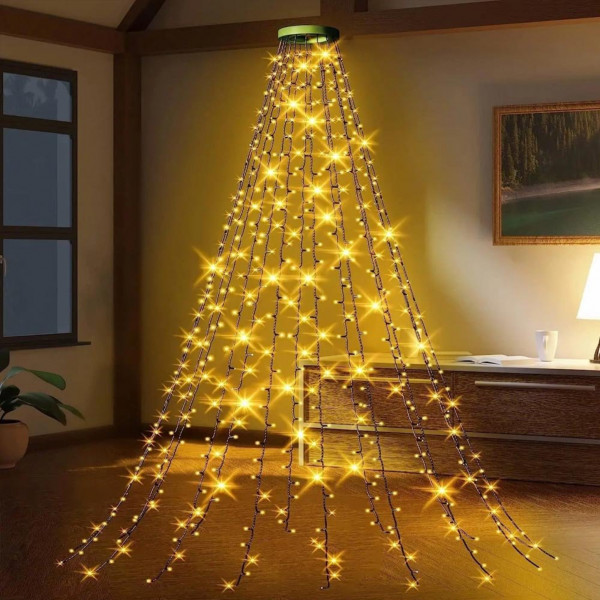 Фото - Гірлянда каскад Colorway 126 9x1.5м теплий колір USB (CW-G-126L91CU)