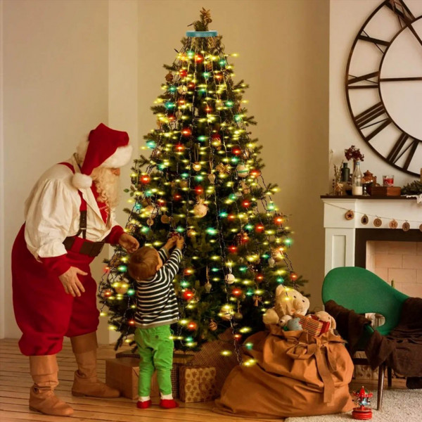 Фото - Уцінка - Гірлянда каскад Colorway 126 9x1.5м різнокольорова USB (CW-G-126L91CUMC)