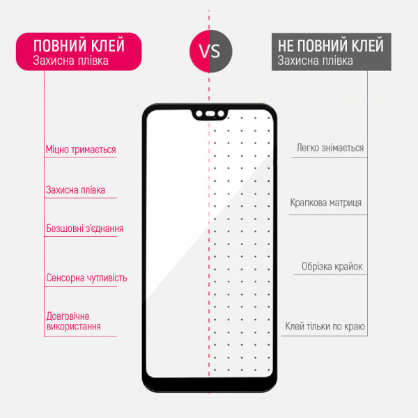 Фото - Захисне скло для смартфону Colorway 9H FC glue Anti-Spy Apple iPhone 16 Pro Max Black (CW-GSFGASAI16PM-BK)